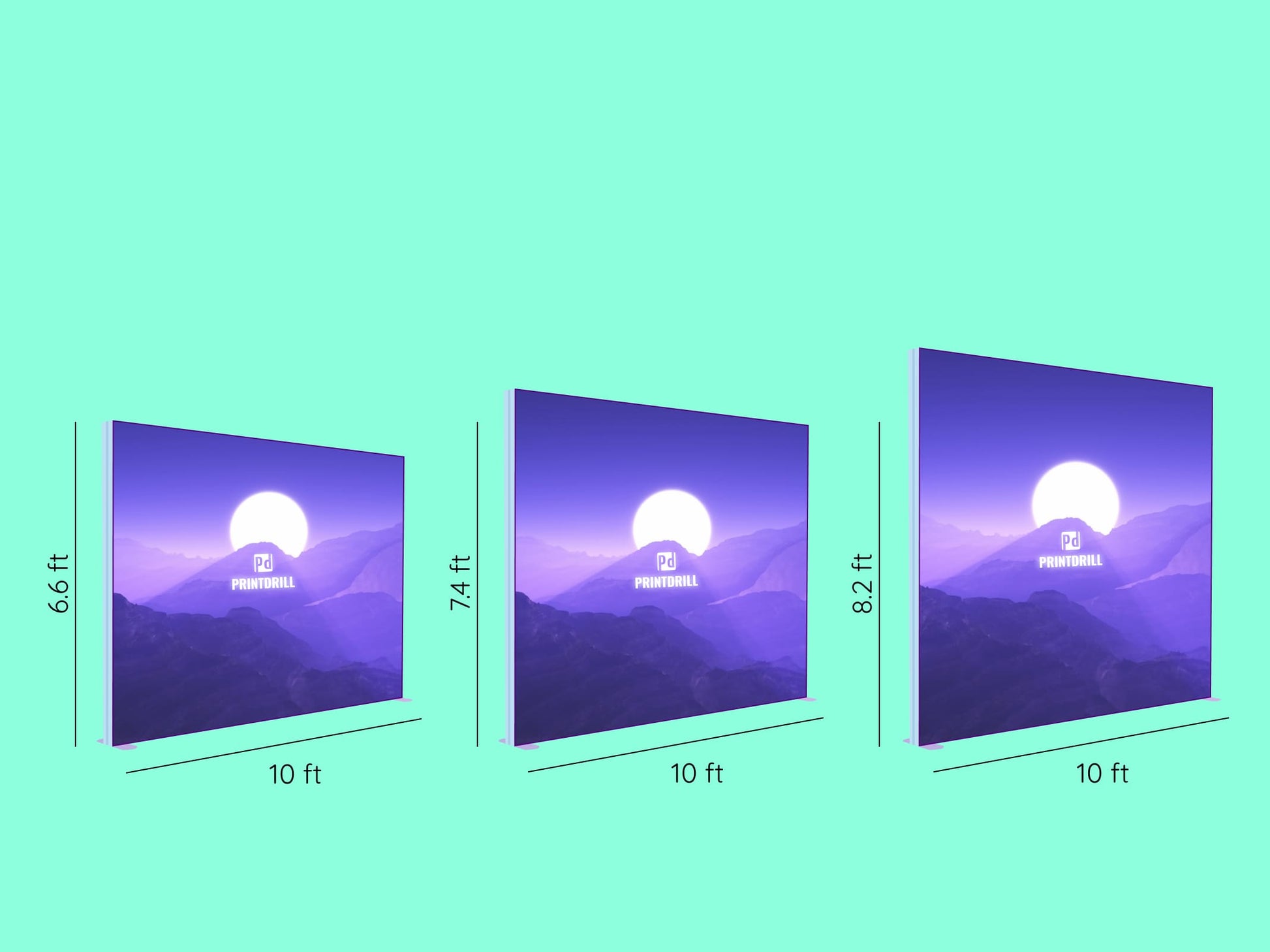 SEG LightBox Display - 10 ft Size Options