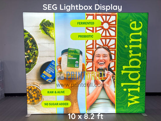 SEG Lightbox Display – Double-Sided LED Fabric Light Box