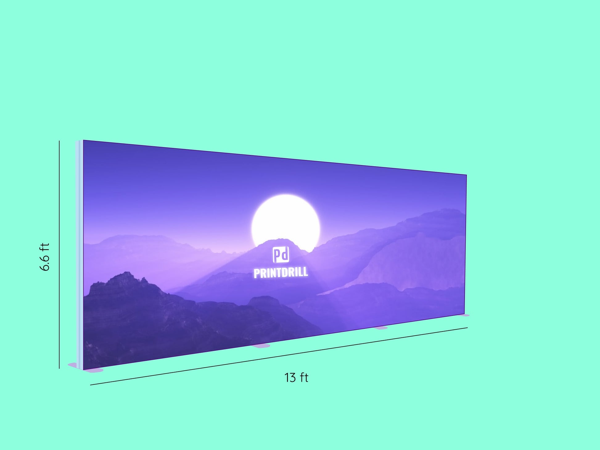 SEG LightBox Display - 13 ft x 6.6 ft Size