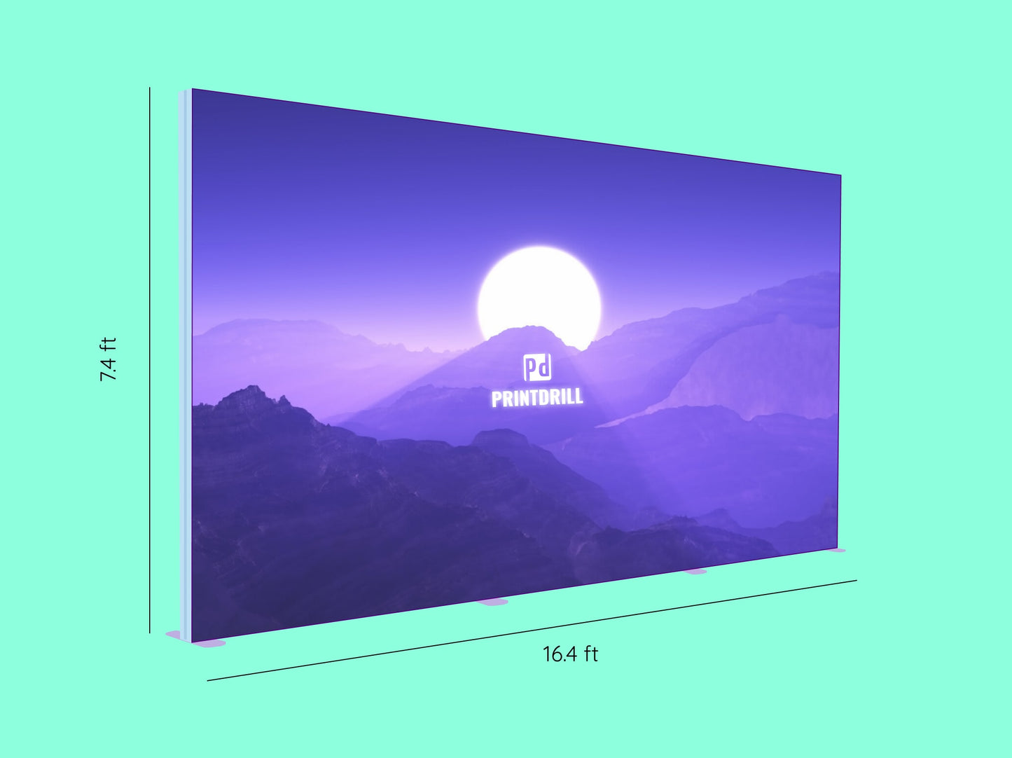 SEG LightBox Display - 16.4 ft x 7.4 ft