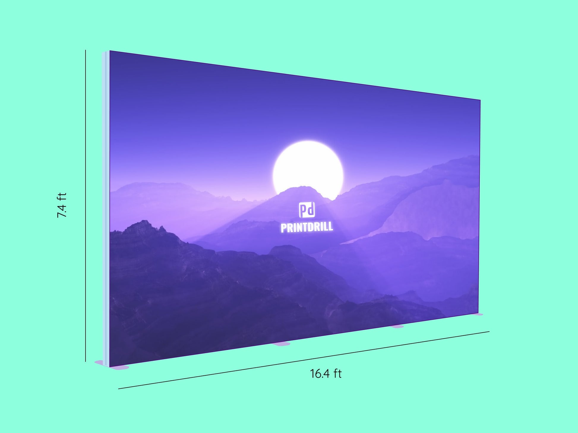 SEG LightBox Display - 16.4 ft x 7.4 ft