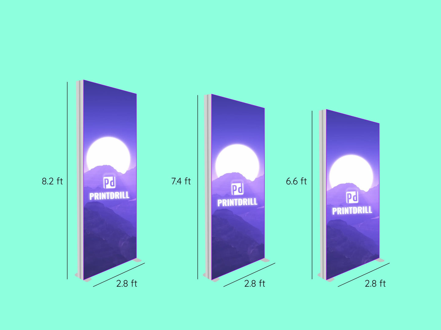 SEG Light Box - 2.8 ft - Size Options