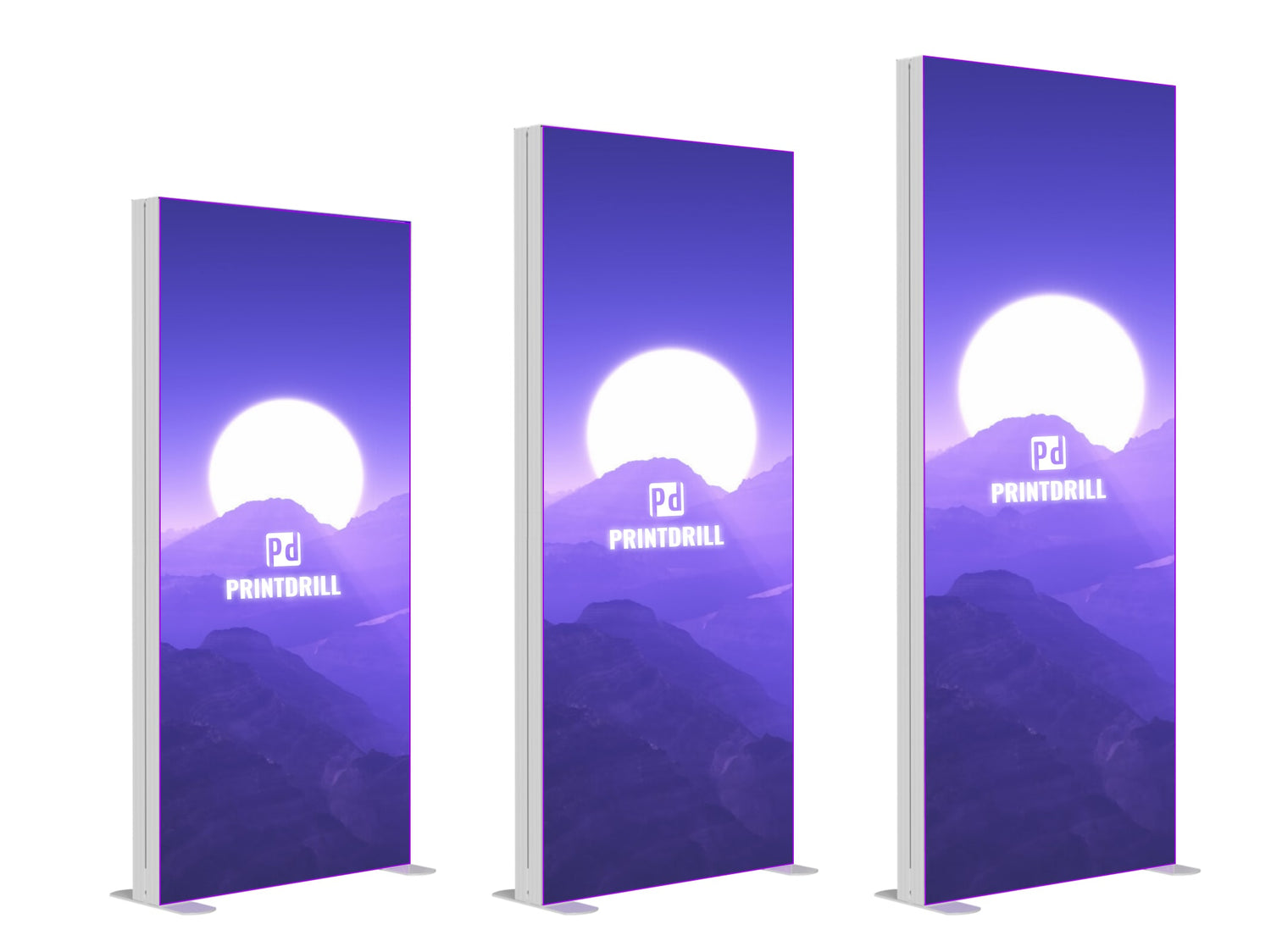 SEG Light Box Display - 3.3 ft Comparison 