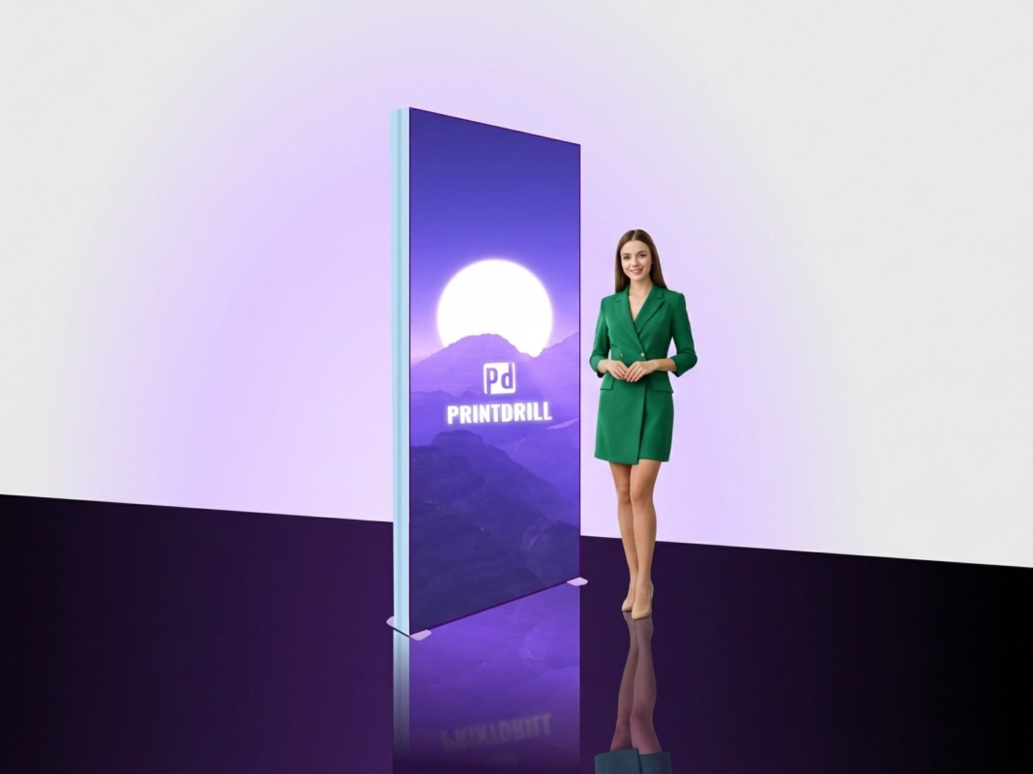 SEG Light Box Display - 3.3 ft for Events and Exhibitions