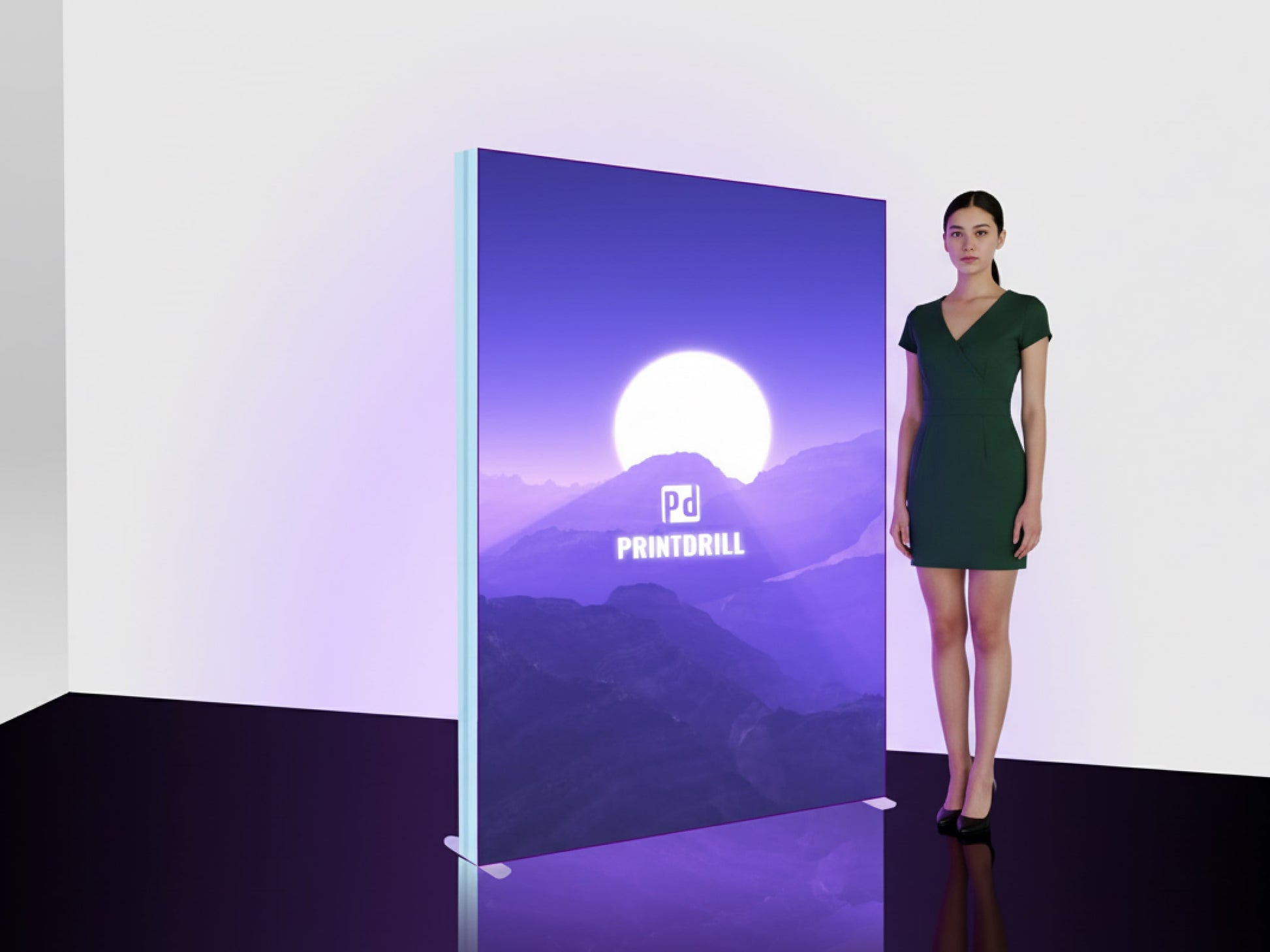 SEG Light Box Display - 6.6 ft for Retail and Conferences 