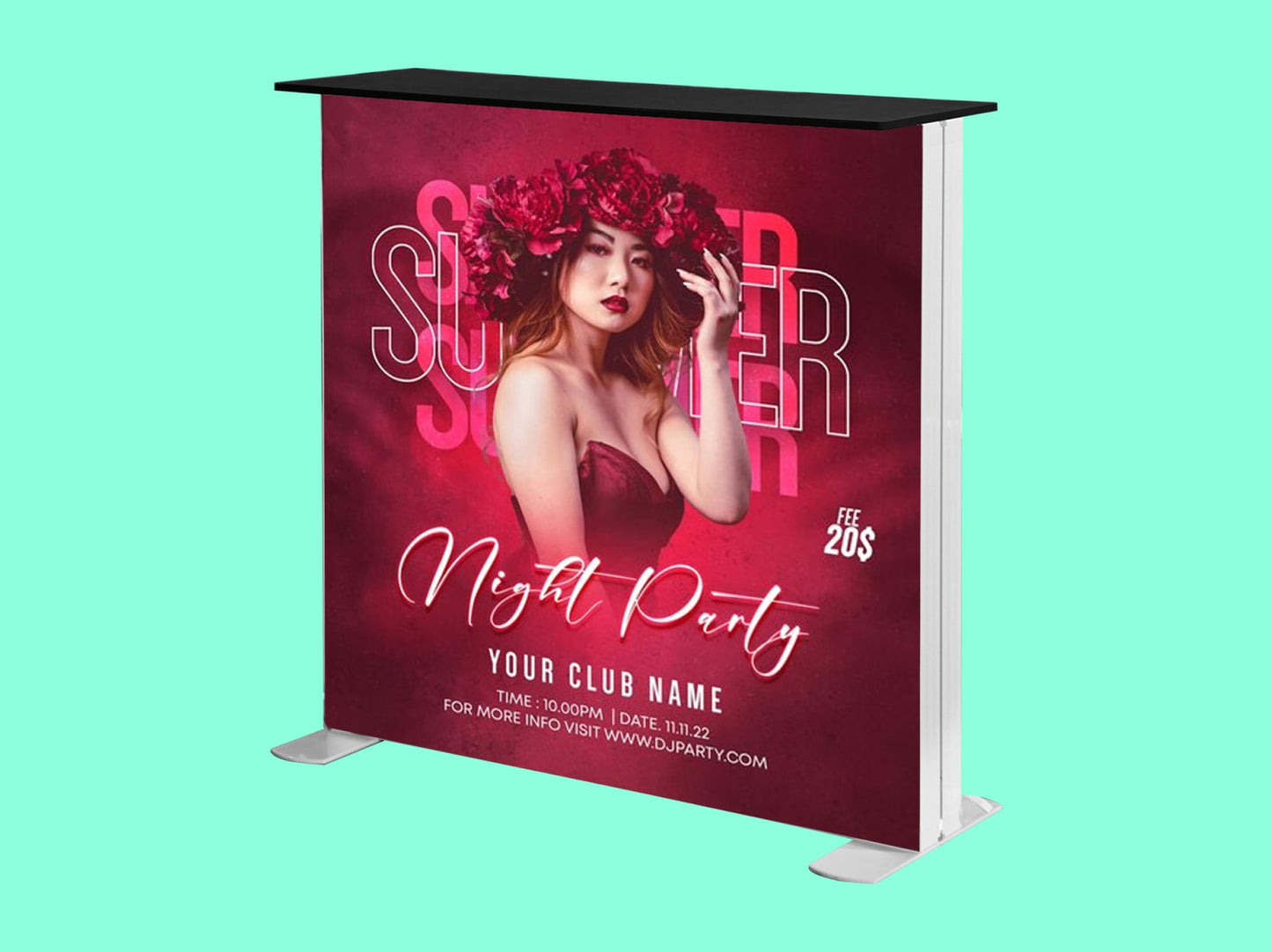 SEG Light Box Display Counter for trade shows