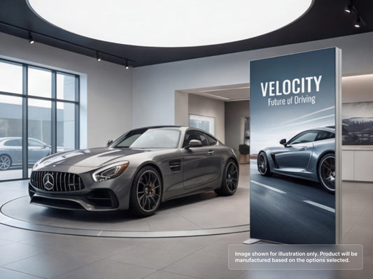 SEG Light Box Display Panel for Automotive Showrooms