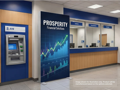 SEG Light Box Display Panel for Banks and Financial Centers