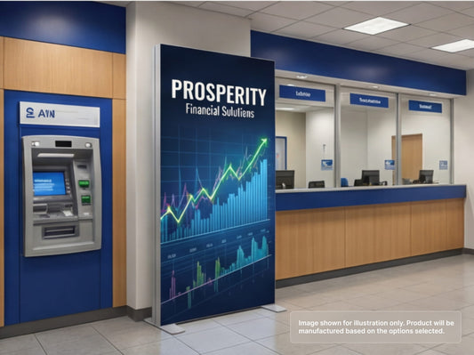 SEG Light Box Display Panel for Banks and Financial Centers