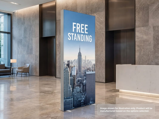 SEG Light Box Display Panel for Free Standing