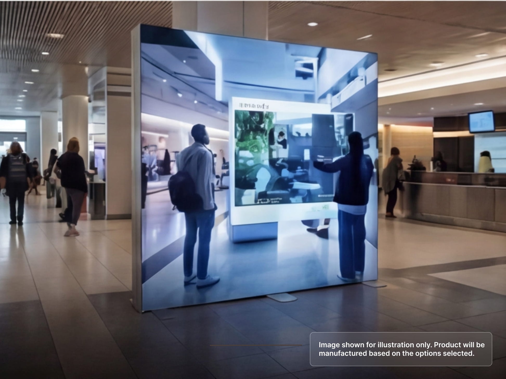 SEG Light Box Display Panel for Information Kiosk