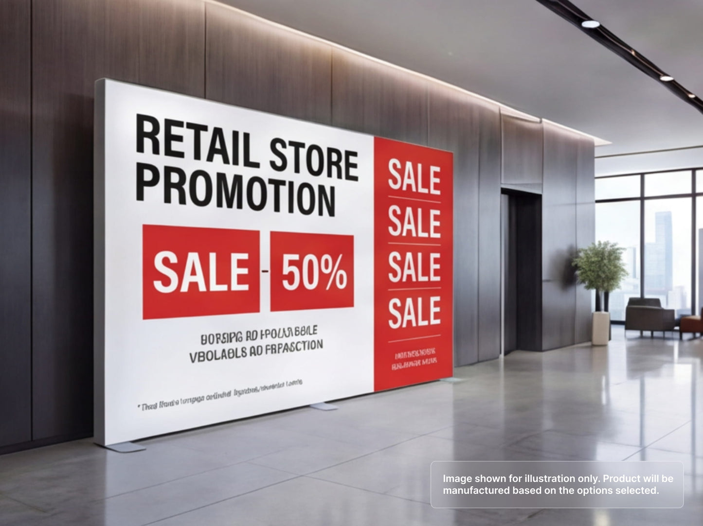 SEG Light Box Display Panel for Retail Designers