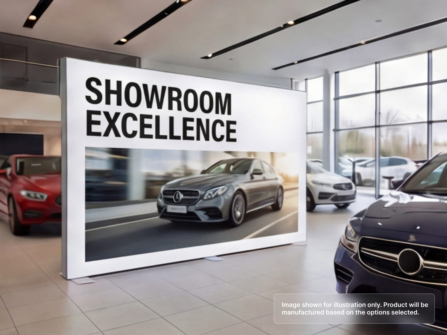 SEG Light Box Display Panel for Showrooms