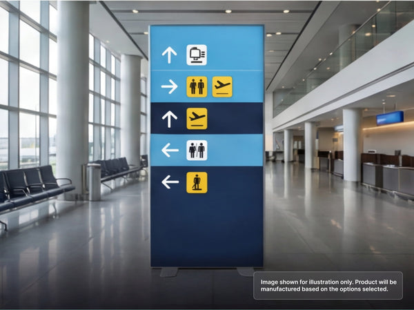 Seg Light Box Examples SEG Light Box Display Panel for Wayfinding Signage – PRINTDRILL