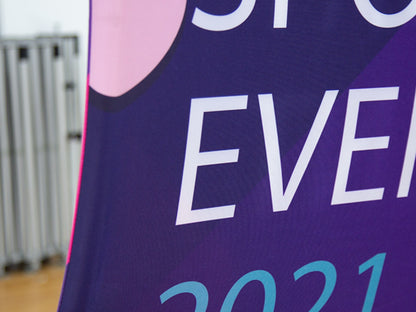 S Shaped Fabric Banner Stand Fabric