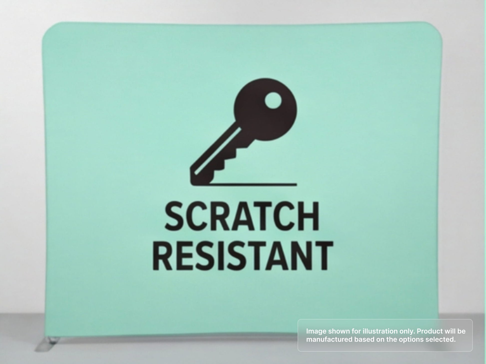 Scratch Resistant Straight Pillow Case Tension Fabric Backdrop