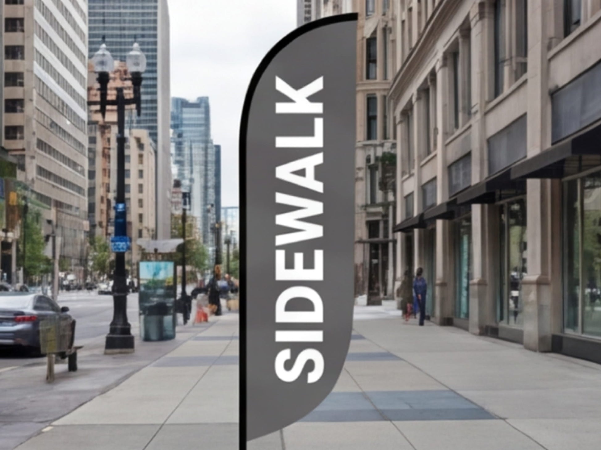 Sidewalk Custom Feather Flag