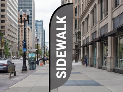 Sidewalk Custom Feather Flag