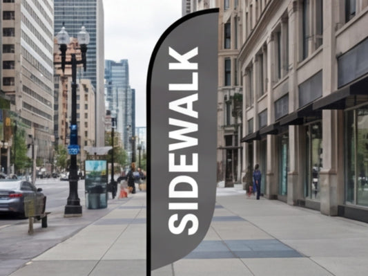 Sidewalk Custom Feather Flag