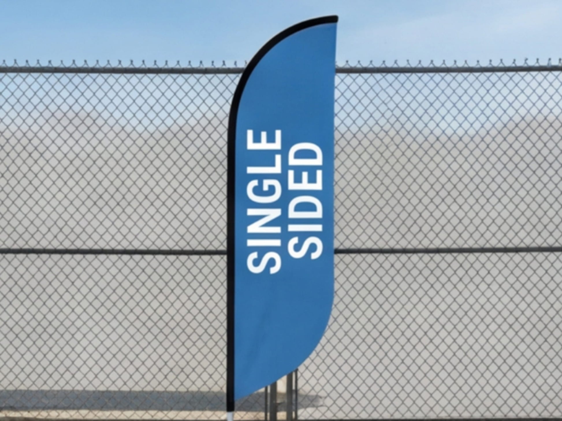 Single Sided Custom Feather Flag
