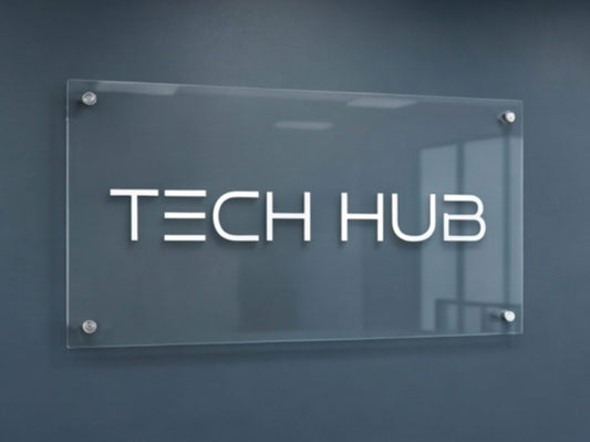Sleek Custom Acrylic Signs
