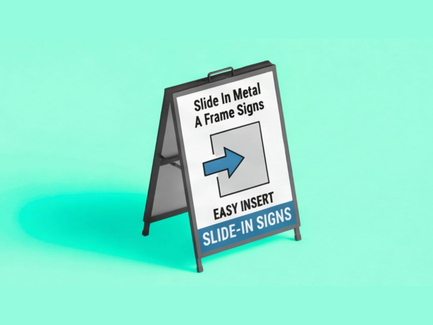 Slide In Metal A Frame Signs