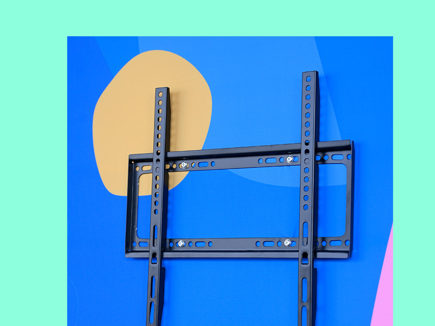 Square Arch Display with TV Rack TV mount structure