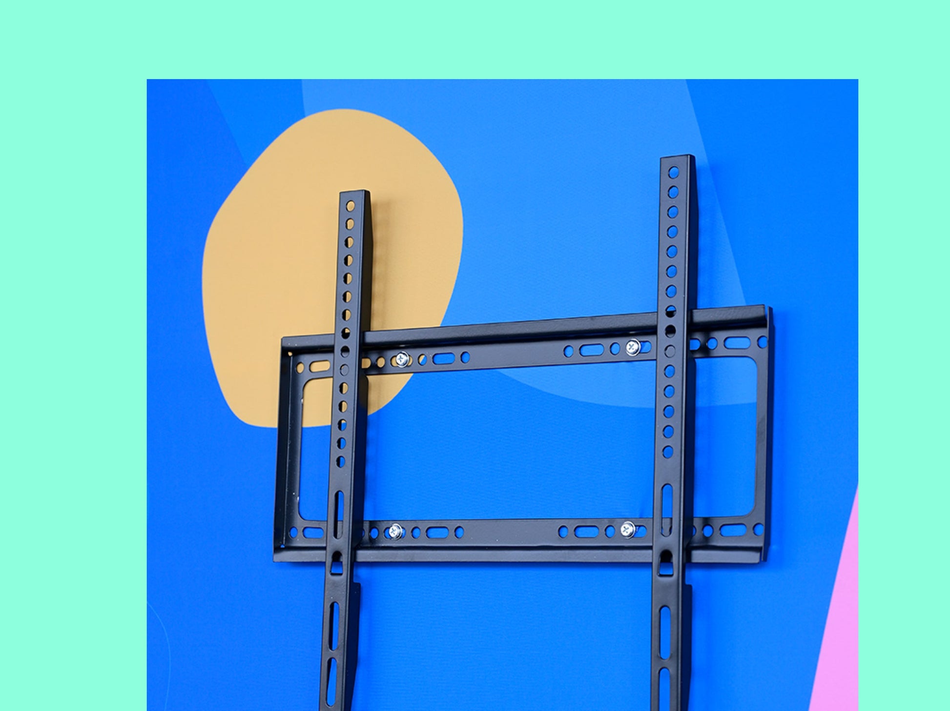 Square Arch Display with TV Rack TV mount structure