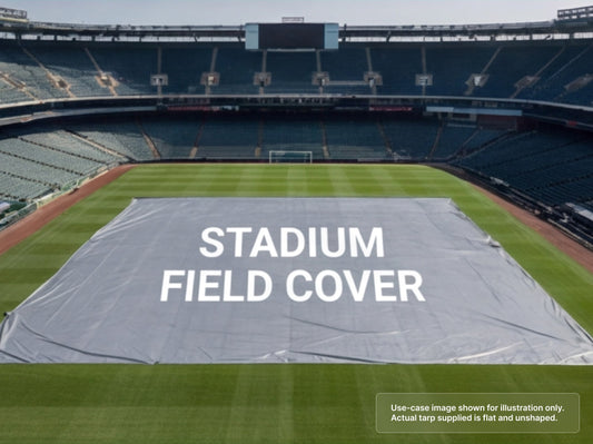 Printed Heavy Duty Vinyl Tarp for Field  Stadium Covers