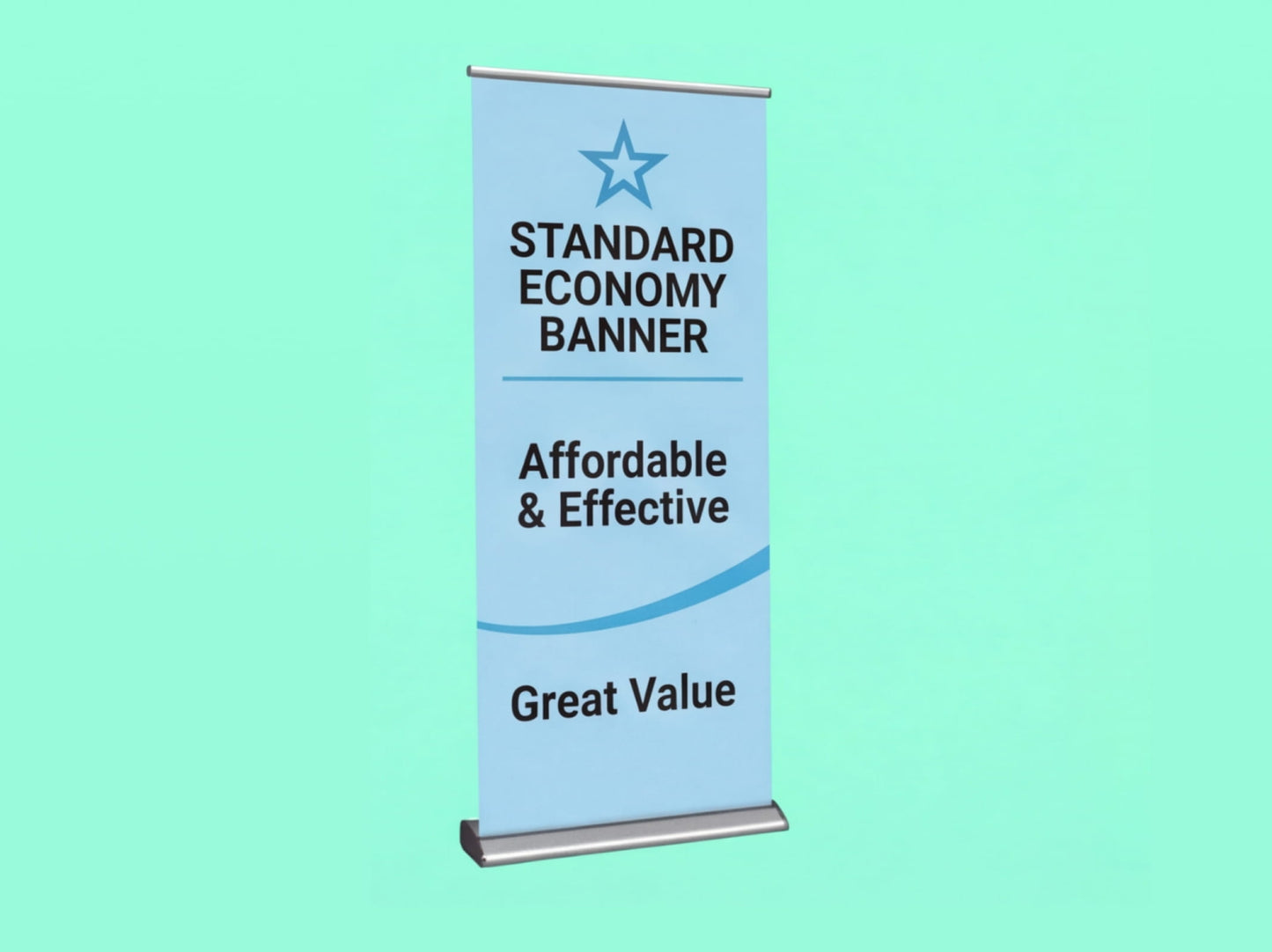 Standard Economy Custom Roll up Banner