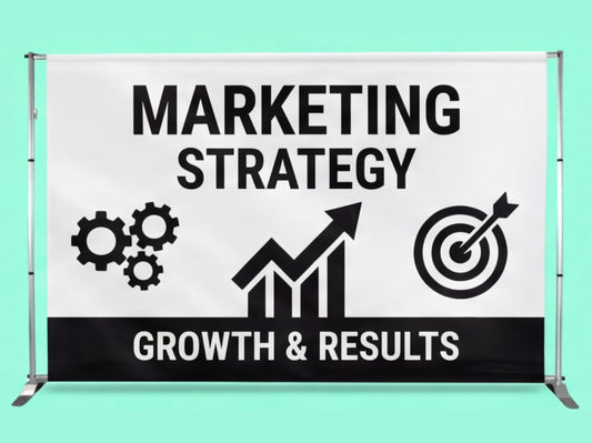 Step and Repeat Banner Adjustable Stand for Marketing Agencies