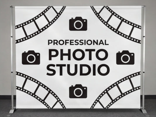 Step and Repeat Banner Adjustable Stand for Photo Studio
