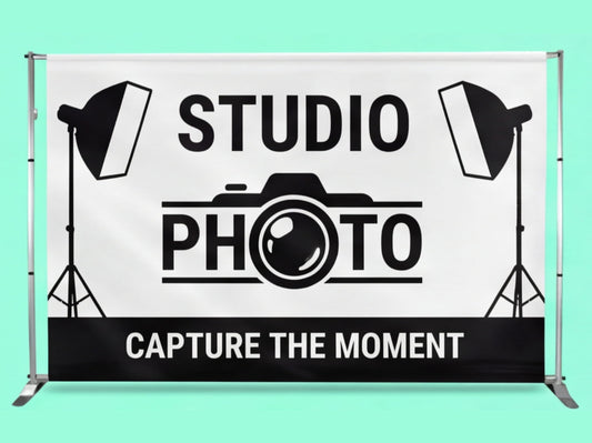 Step and Repeat Banner Adjustable Stand for Professional Photographers