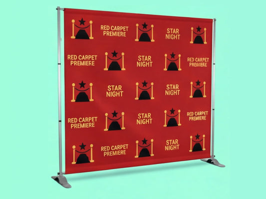 Step and Repeat Banner Adjustable Stand for Red Carpet Events