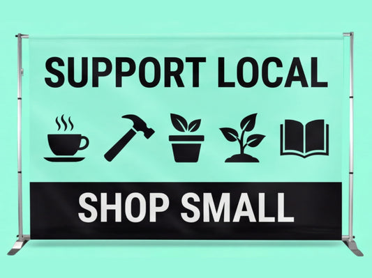 Step and Repeat Banner Adjustable Stand for Small Businesses