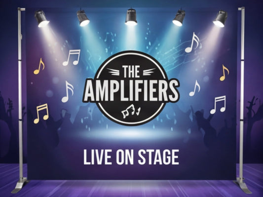 Step and Repeat Banner Adjustable Stand for Stage Backdrop