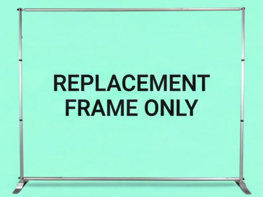 Step and Repeat Banner Adjustable Stand with Replacement Frame