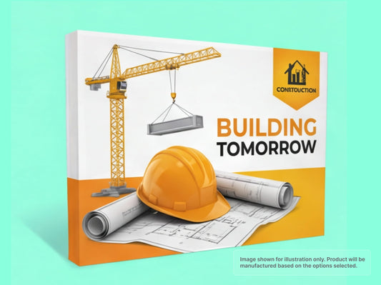 Straight Fabric Pop Up Display for Construction