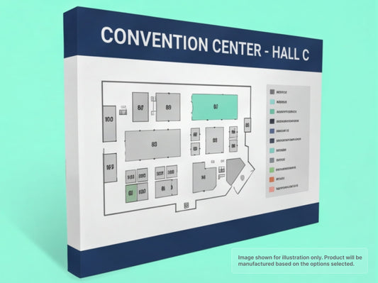 Straight Fabric Pop Up Display for Convention Center Hall