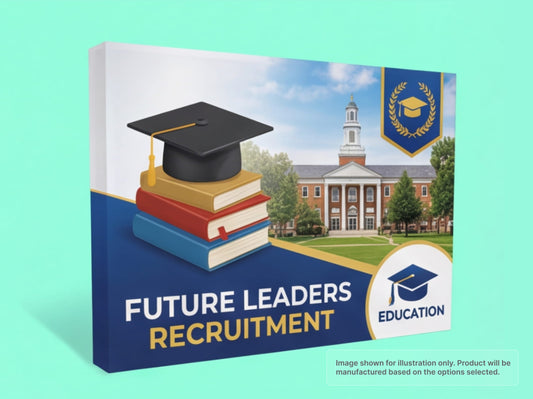 Straight Fabric Pop Up Display for Higher Education & Recruiting