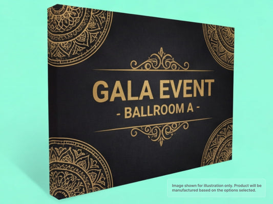 Straight Fabric Pop Up Display for Hotel Ballroom