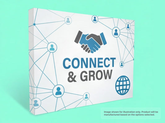 Straight Fabric Pop Up Display for Networking Events