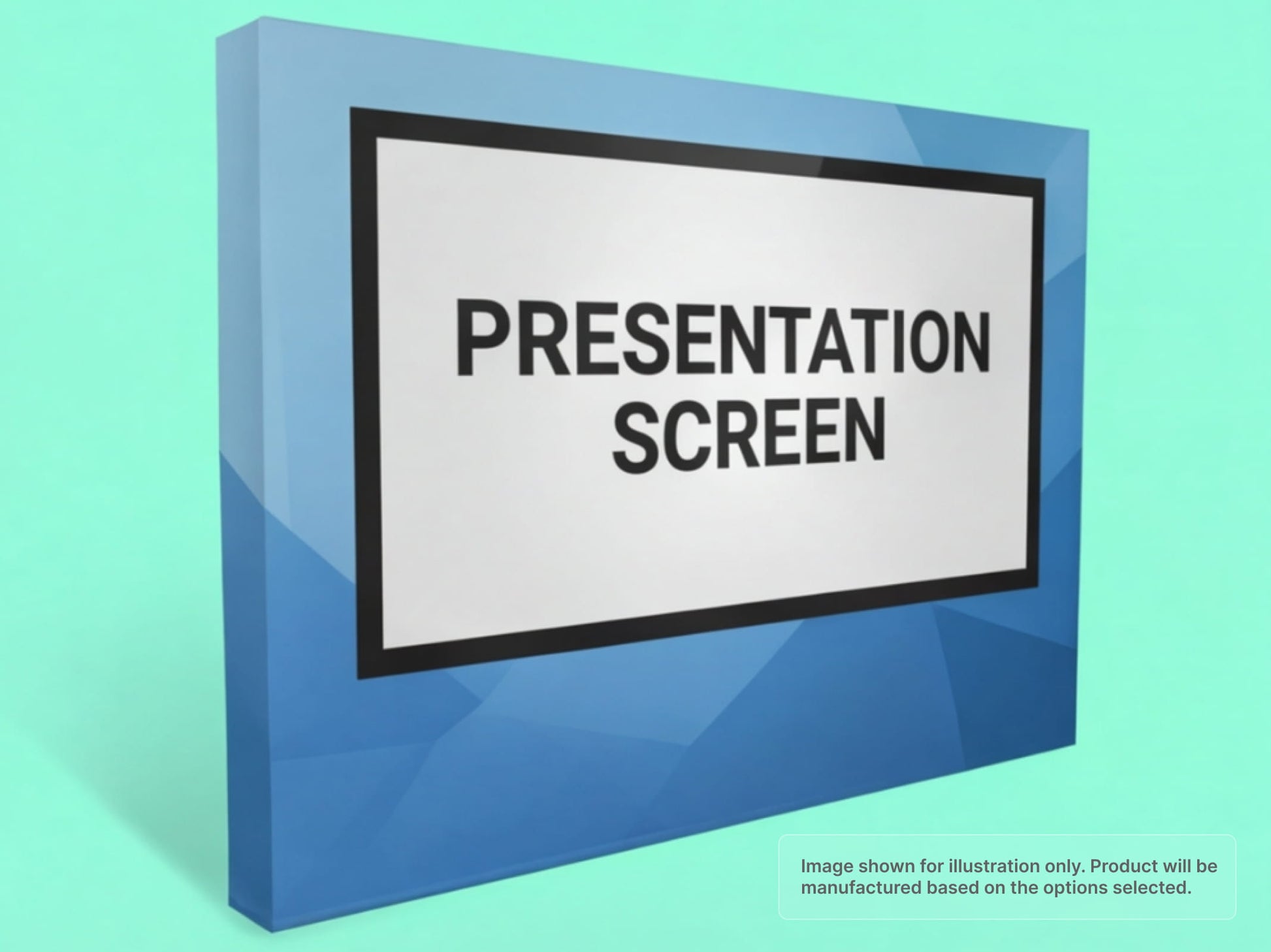 Straight Fabric Pop Up Display for Presentation Screen