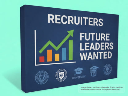 Straight Fabric Pop Up Display for Recruiters Team