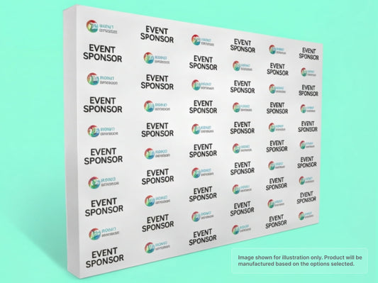 Straight Fabric Pop Up Display for Step and Repeat