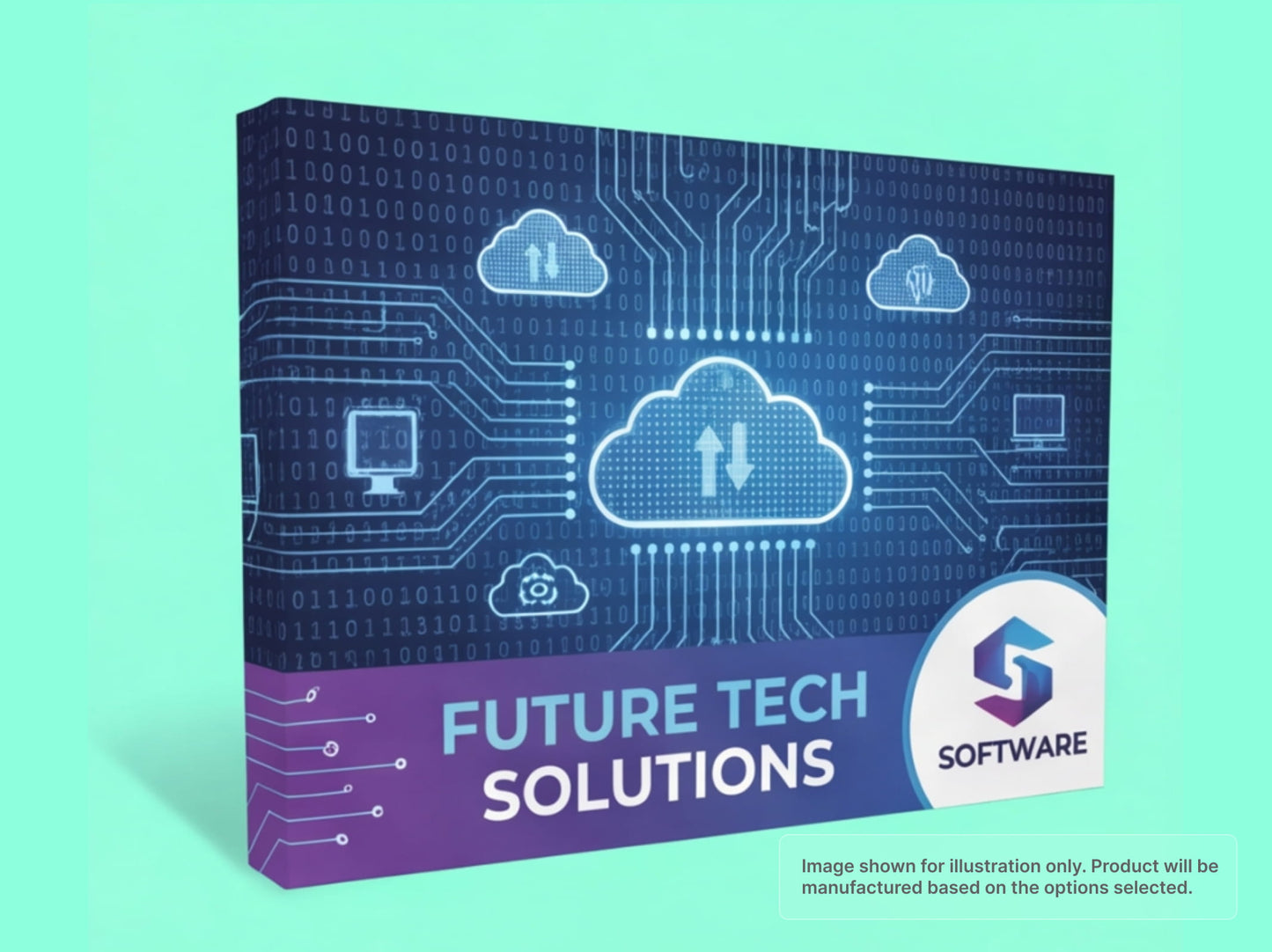Straight Fabric Pop Up Display for Tech & Software