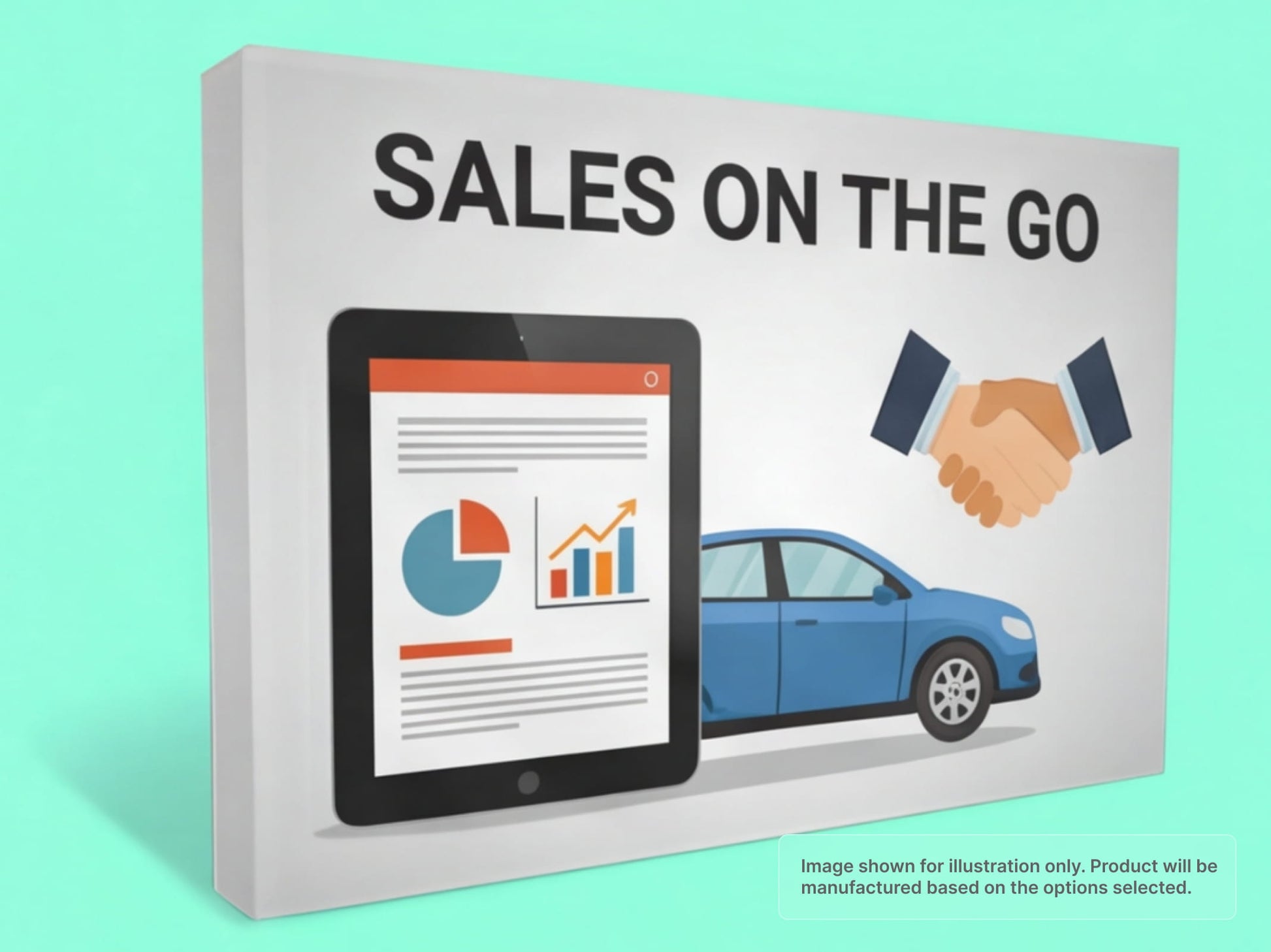 Straight Fabric Pop Up Display for Traveling Sales Reps