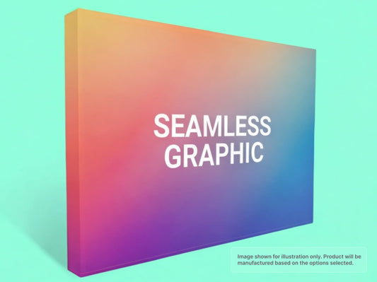 Straight Fabric Pop Up Display with Seamless Design