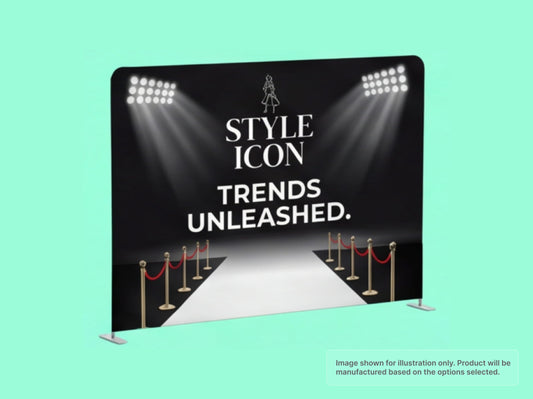 Straight Pillow Case Tension Fabric Backdrop for Fashion