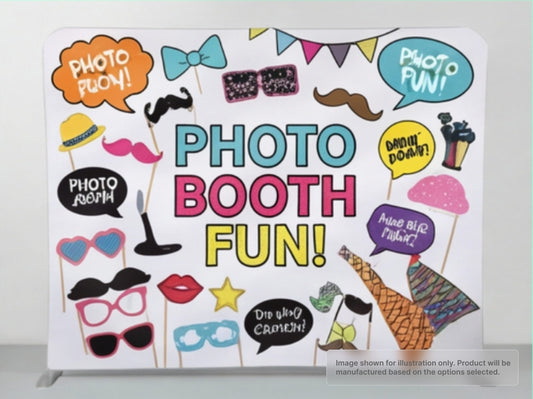 Straight Pillow Case Tension Fabric Backdrop for Photo Booths